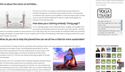 iamVibes x Yoga Trade