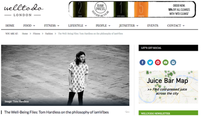 Well To Do London interview iamVibes Founder
